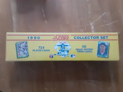 SERIE DE CARTES DE BASEBALL COMPLETE DE SCORE 1990, View more