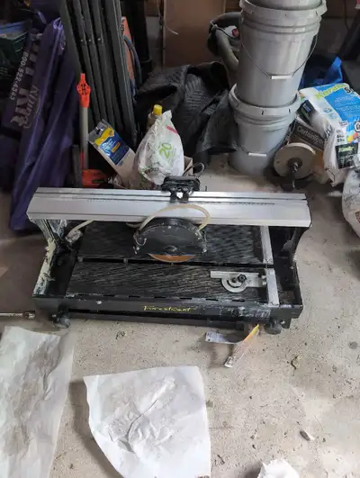 Forestwest Wet Tile Saw 8" diamond blade Excellent condition, uses on one job for 4 days. Comes with...