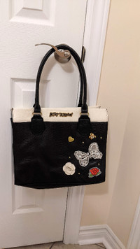New Betsey Johnson authentic leather bag