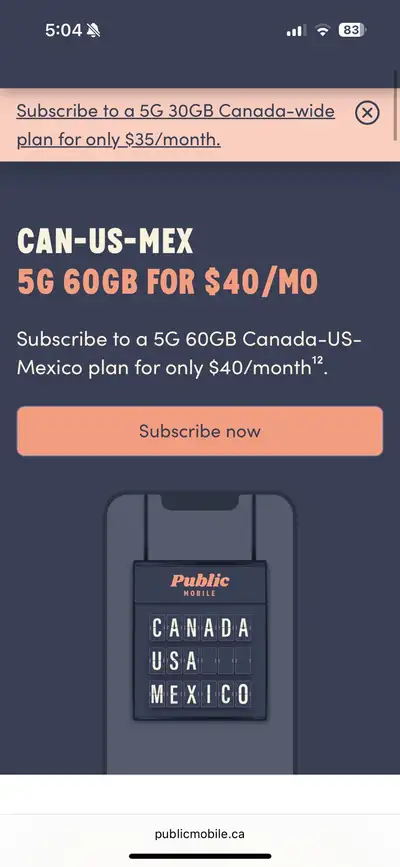 Switch to Public Mobile & Get $10 Off with ZECNXN, View more