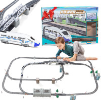 Electric Train Set for Kids for Holidays Around Christmas Tree