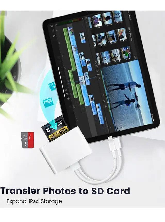 New SD Card Reader for iPhone, Digital Camera Adapter,  in Cables & Connectors in Kitchener / Waterloo - Image 5
