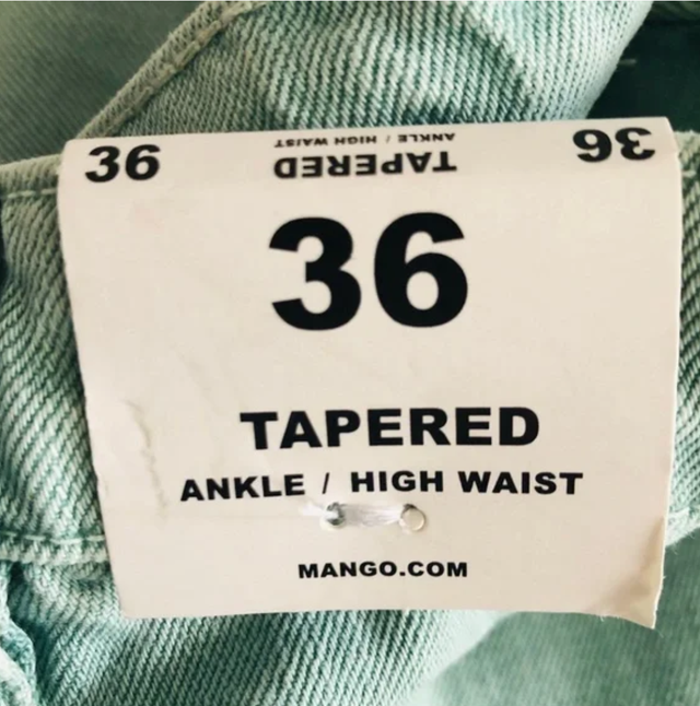 NEW Mango Tapered Ankle High Waist Jeans in Women's - Bottoms in City of Toronto - Image 7