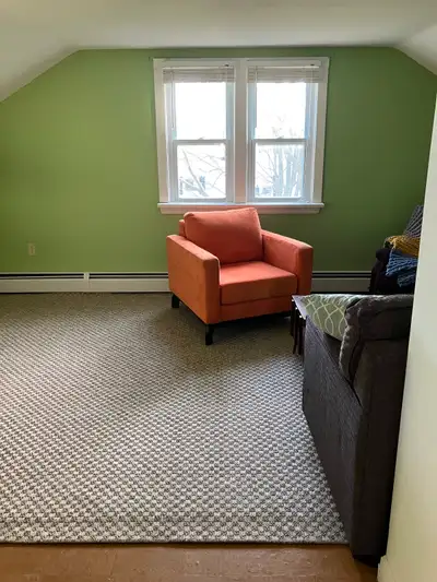Bright furnished 2 bedroom apartment on the upper floor of a two story home in the Parkdale area. Lo...