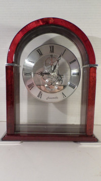 Vintage Forestville Mantle Clock 10" KEEPS TIME _VIEW OTHER ADS_