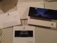 Porsche Cayenne Original Brochure 2002 + letter, box, mailer