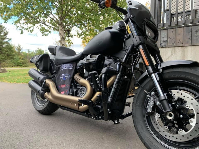 2018 Harley Davidson Fat Bob (low mileage) in Street, Cruisers & Choppers in Moncton - Image 3