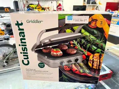 Cuisinart Griddler 5-in-1 Multi-Purpose Grill NIB (#18136), View more