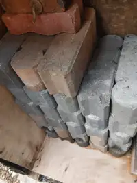 Bricks and yard border bricks