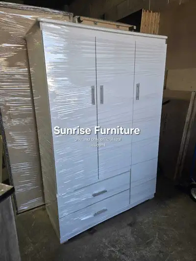 3 Door Wardrobe Cupboard Closet Wardrobe, View more