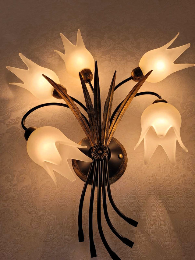 Wall Lamp, Modern Wrought Iron.  in Home Décor & Accents in Markham / York Region