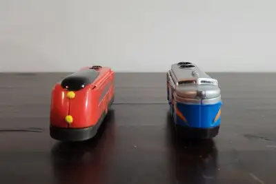 Two Vintage Trains, View more