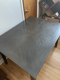 Grey Dining Table - chairs not included 