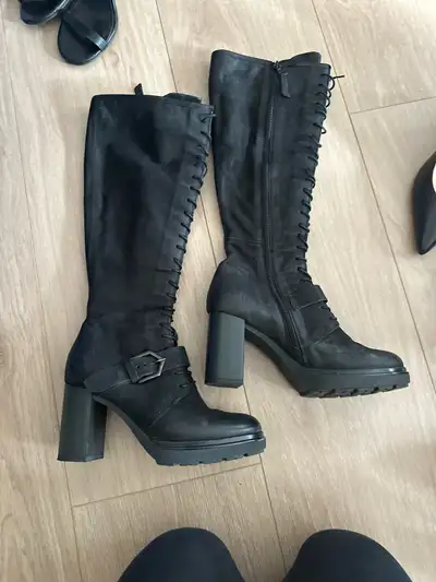 Mjus Black Knee-High Boots, View more