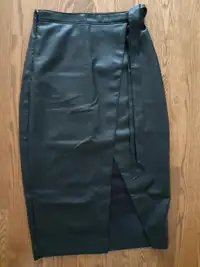 Women's Babaton Leather Skirt, Size 0