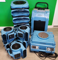Blue Package 12 Dehumidifier, Air Scrubber, & Air Movers