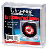 Ultra Pro REGULATION SIZE PUCK HOLDERS .... (CASE 72 = $275.00)