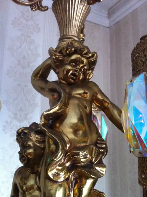 chandelier antique/vintage crystal in Indoor Lighting & Fans in Laval / North Shore - Image 4