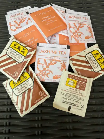 15 GENMAICHA Japanese with Roasted Rice & Organic Jasmine Tea, View more