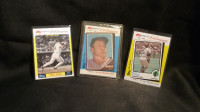 3  MLB Topps  K-Mart Baseball Cards Pete Rose - Mickey Mantle
