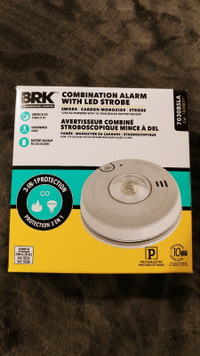 BRK Smoke & Carbon Monoxide Alarm with strobe 