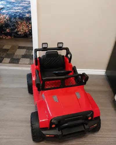 Kids 12v Battery Powered Ride-On Truck with a charger + remote, View more