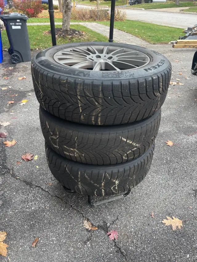 Euro Design 18 inch rim + winter rubber in Tires & Rims in Gatineau - Image 3