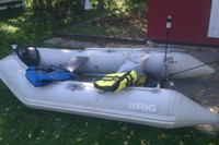 9 ft Brig Inflateable Boat with motors