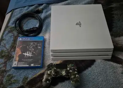 White Ps4 pro bundle for sale, View more