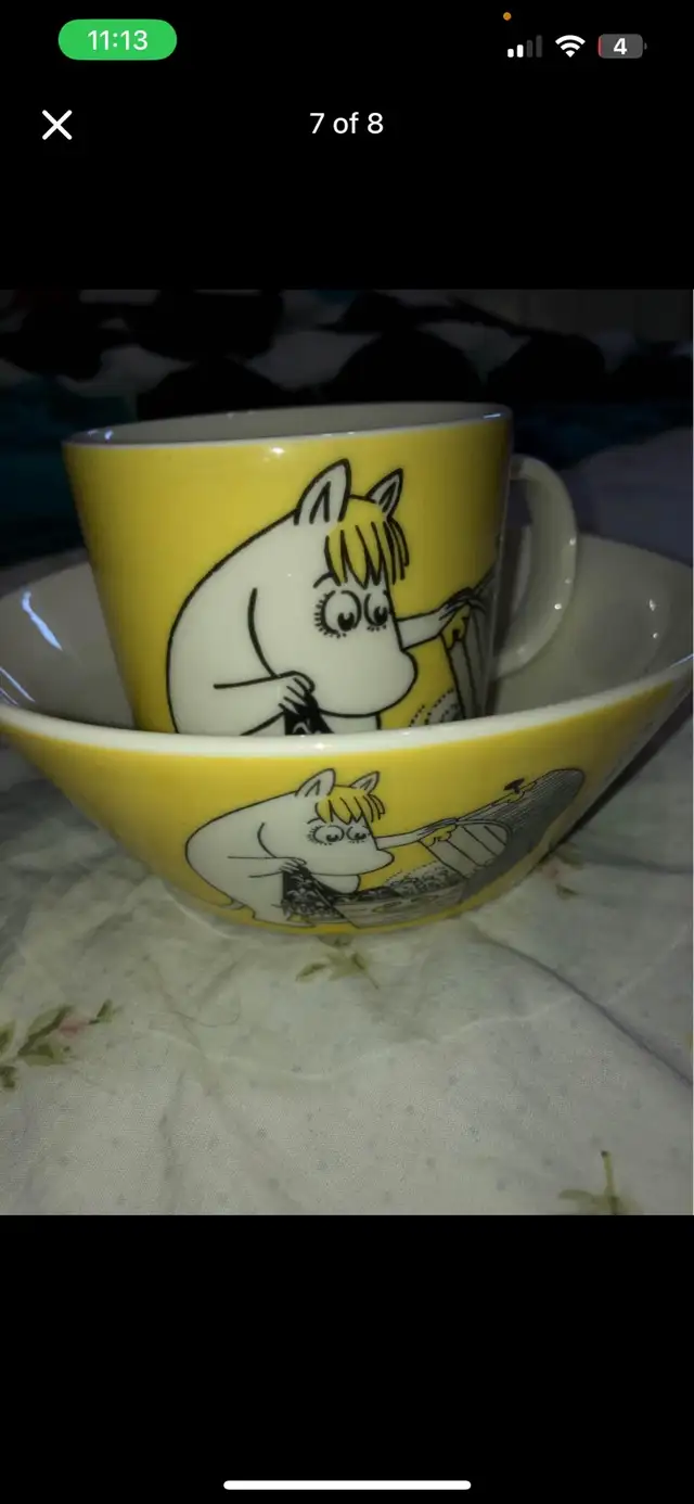 The moomins Snorkmaiden dish set in Arts & Collectibles in Calgary - Image 8