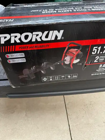 BRAND NEW PRORUN one-person EARTH AUGER , View more