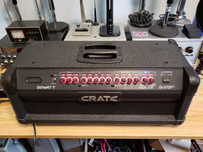 NEW OLD STOCK NEVER USED CRATE GLX1200H 120 WATT GUITAR HEAD, View more