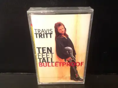 TRAVIS TRITT (TEN FEET TALL AND BULLET PROOF) SEALED CASSETTE, View more