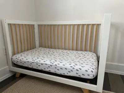 Crib, converts to toddler bed, View more