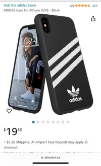Adidas phone case for iPhone X/Xs