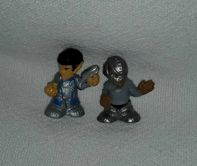 Hasbro Fighter Pods Micro Hereos Star Trek 1" Spock,Klingon, View more