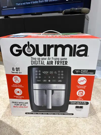 Gourmia 8-Quart Digital Air Fryer – Brand New (Never Used), View more