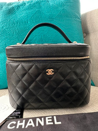 (SOLD) Brand New Chanel Vanity bag  beauty case full set