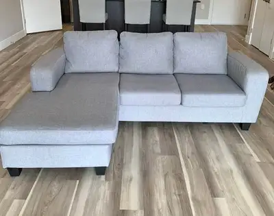 Couch Grey 3 Seater soft and Comfortable , View more