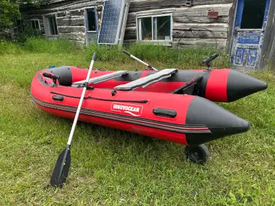 Innovocean 12’ inflatable boat, View more