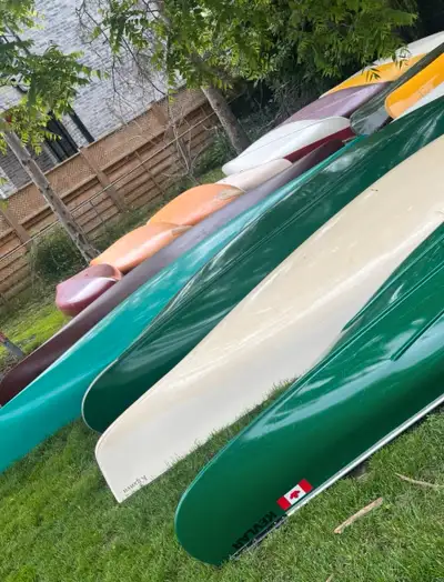 CANOES FOR SALE Kevlar Royalex Fiberglass Swift Beach marine Langford H20 Nova craft Esquif Evergree...