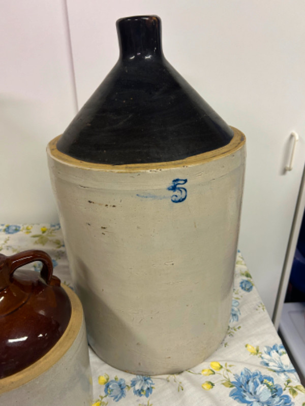 Antique Stoneware Pottery Jugs in Arts & Collectibles in Stratford - Image 3