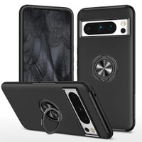 Pixel 8 Pro Case Luxury Magnetic Ring Stand Holder Cover 