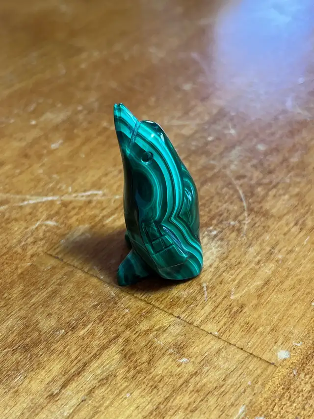 Malachite Penguin Figurine64523621958786121