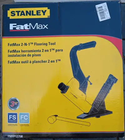 Stanley FatMax 2-in-1, used in one flooring installation. This tool is strong, lightweight, die-cast...