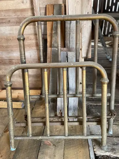 single Brass bed, View more