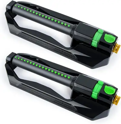 RESTMO 2 Pack Heavy Duty Oscillating Sprinkler with, View more
