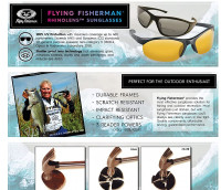 Flying Fisherman Cay Sal Polarized Sunglasses with Matte Black F