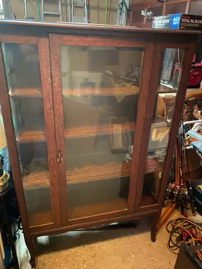 Antique Bell China Cabinet, View more