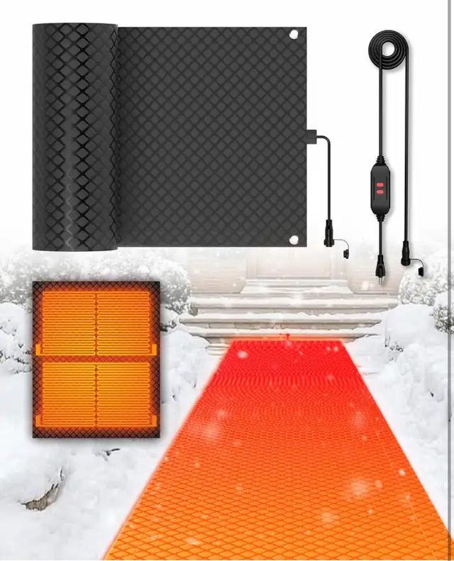 Heated Snow Melting Mat Outdoor, 24" x 72"